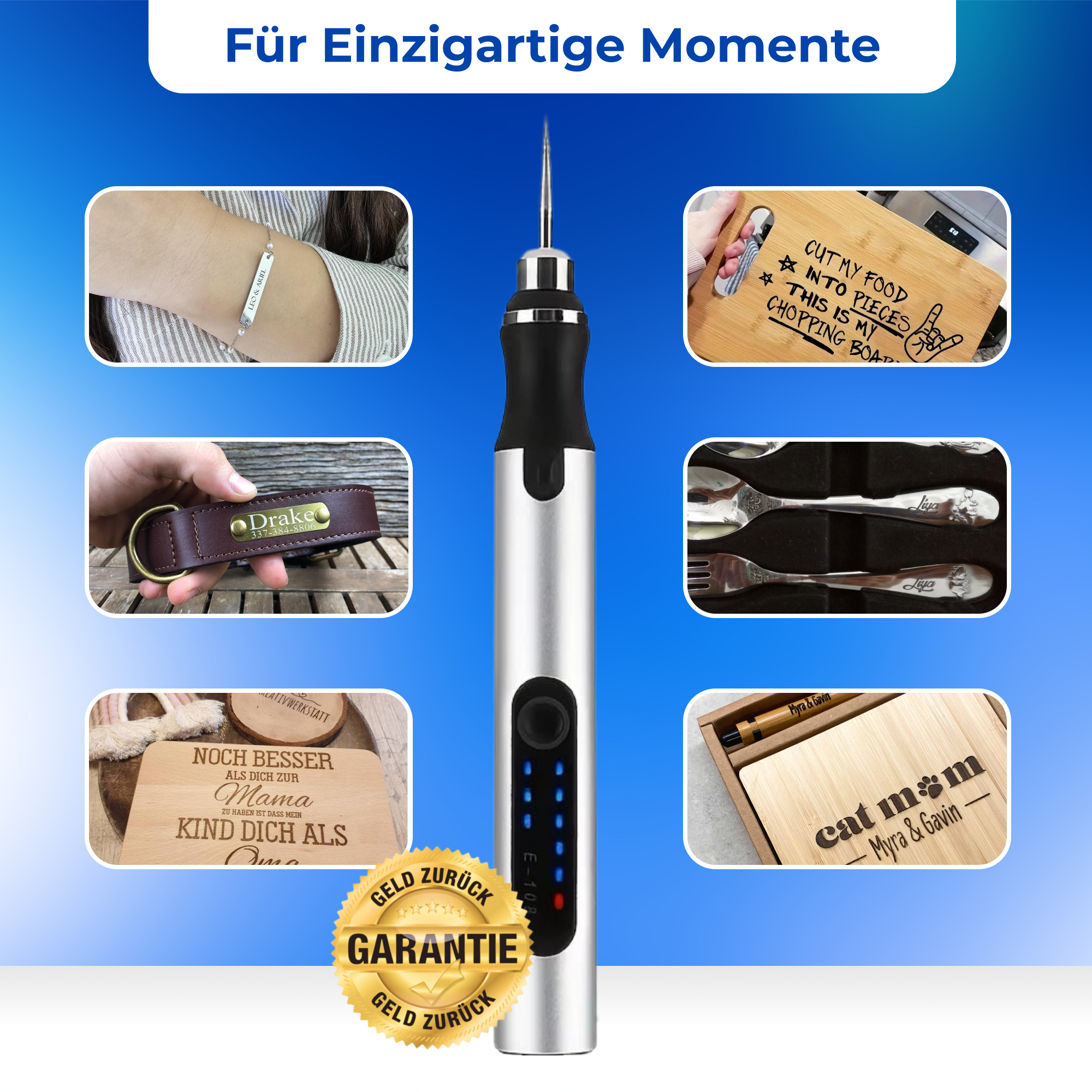 Gestalte Persönliches statt Beliebiges – mit dem CraftMaster™ Gravurstift